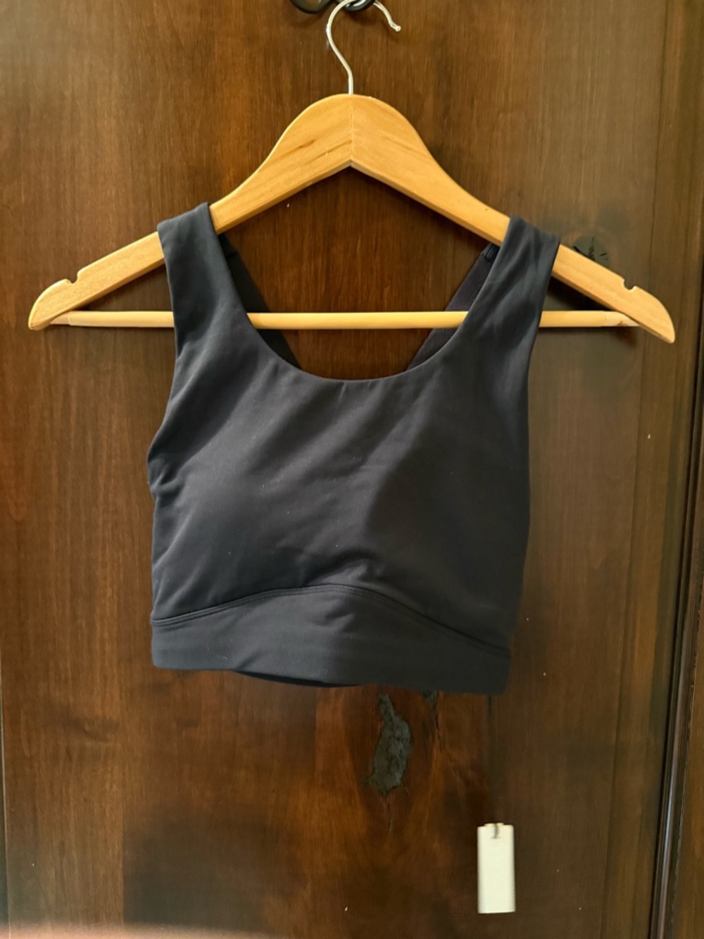 Paragon Fitwear Black Scoop Neck Crop Bra